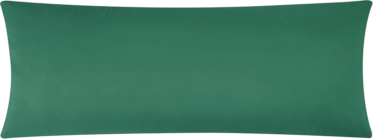 Evolive Ultra Soft Microfiber Body Pillow Cover/Pillowcases 21"x54" with Hidden Zipper Closure (21"x54" Body Pillow Cover, Evergreen)