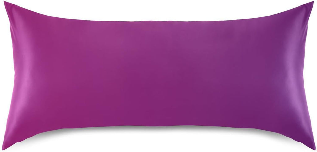 Purple Gradient Color Pillow Covers Silk Pillowcase for Hair and Skin with Envelope Closure Satin Pillowcase King Size Pillow Case for…