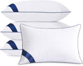Meoflaw Pillows Queen Size Set of 4, Soft Microfiber Queen Pillows with Hollow Fiber, Hotel Quailty Bed Pillows for Sleeping 4 Pack for Back,…