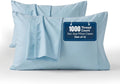 1000 TC Pillowcases Set of 4 100% Egyptian Cotton Pillow Cases with Long Staple Cotton & Sateen Weave, Silky Soft Hotel Like Bed Pillow…