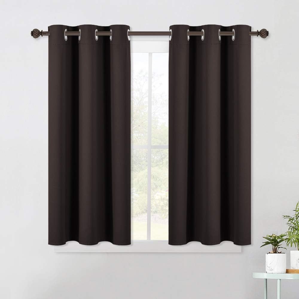 NICETOWN Blackout Curtain Panels for Bedroom Window, Triple Weave Microfiber Energy Saving Thermal Insulated Solid Grommet Blackout…
