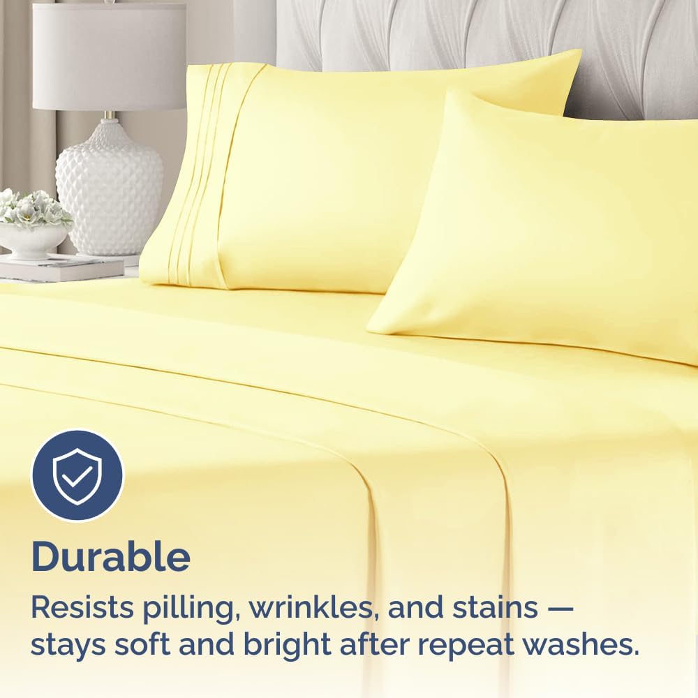 King Pillow Cases Set of 2 - Ultra Soft Hotel Quality Pillowcase Covers - Comfy, Cozy & Wrinkle Free - Shrinkage, Stain and Fade…