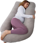 60 Inch Pregnancy Pillows for Sleeping, Extra Large U Shaped Body Pillow, Pregnancy Pillow, Maternity Pillow for Pregnant Women with…