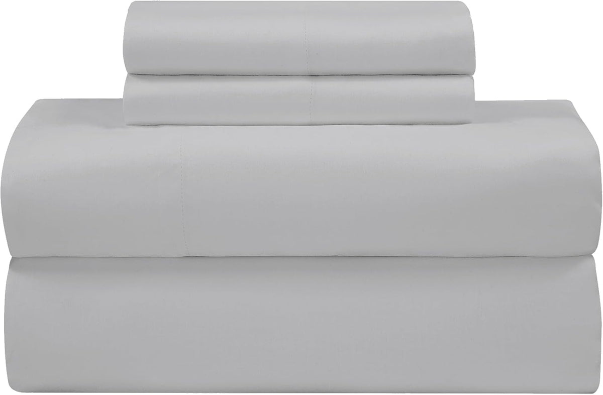 Royalelinens ROYALE LINENS Bamboo Viscose King Sheet Set - Cooling Bed Sheet Set - 1 Fitted, 1 Flat & 2 Pillowcase - Fits Up to 16" - Organ…