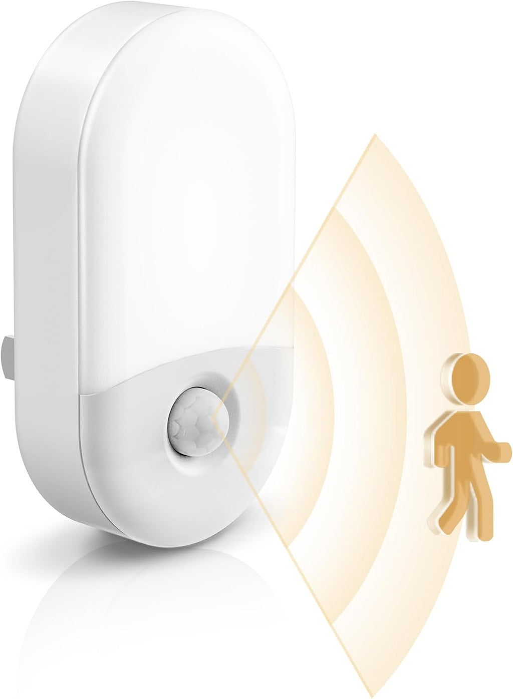 L LOHAS LED Motion Sensor Night Light, 2Pack, Motion Activated Night Light, Night Lights Plug into Wall Motion Sensor, 3000K Warm White…
