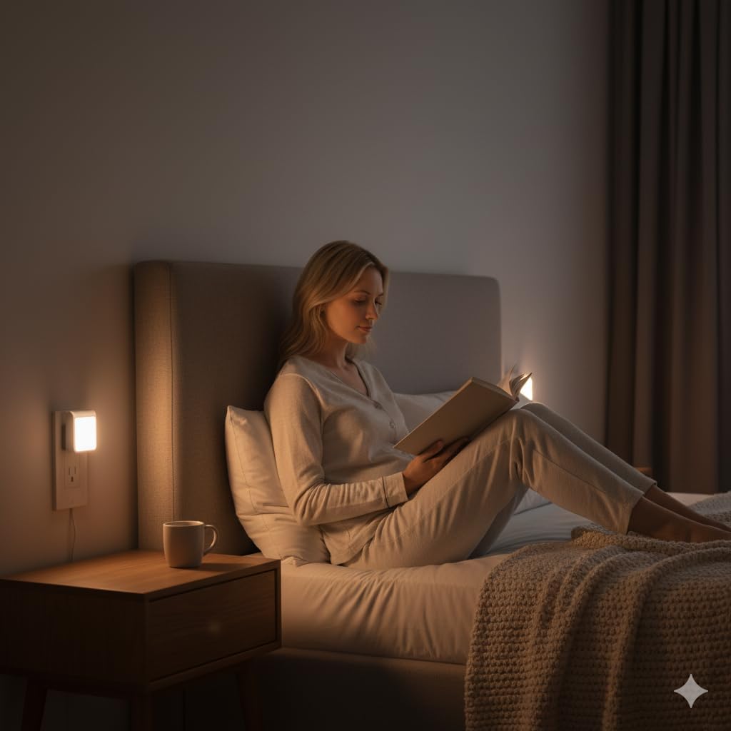 MagicPro Plug-in LED Night Light, Auto Dusk to Dawn Sensor, Adjustable Brightness and Color, Warm White, Cool White Lights for…