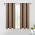 NICETOWN Blackout Window Curtains and Drapes for Kitchen, Window Treatment Thermal Insulated Solid Grommet Blackout Drapery Panels (Set…