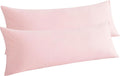 Ntbay Body Pillow Cases Set of 2, 2 Pack Brushed Microfiber 20x54 Pillow Cases, Soft, Wrinkle, Fade, Stain Resistant Blush Pink Pillow Case…