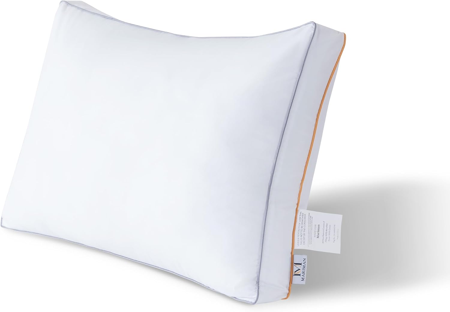 Generic Luxury Hotel Pillows Queen Size Soft Down Alternative 100% Microfiber Bed Pillows, Neck Support for Side & Back Sleepers, Ap…