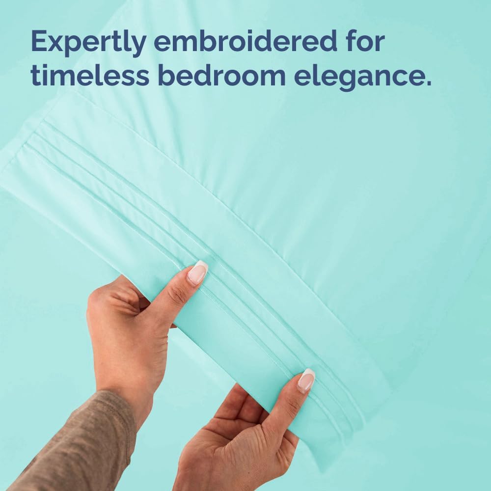 Standard Pillow Cases Set of 2 - Ultra-Soft Hotel Quality Pillowcase Covers - Comfy & Wrinkle Free - Stain & Fade Resistant - Machine…