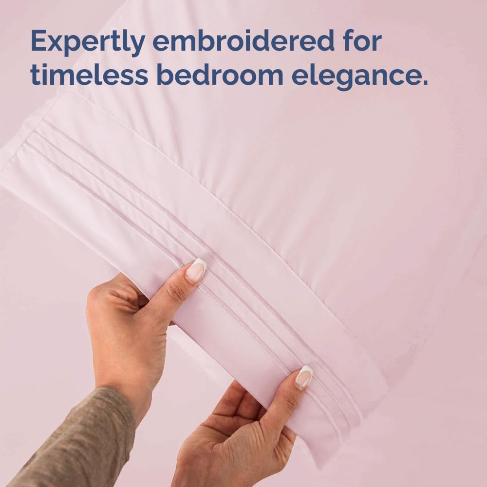 King Standard Pillow Cases Set of 4 - Soft Hotel Quality Pillowcase Covers - Comfy Bedding for Women, Men, Kids & Teens - Machine…