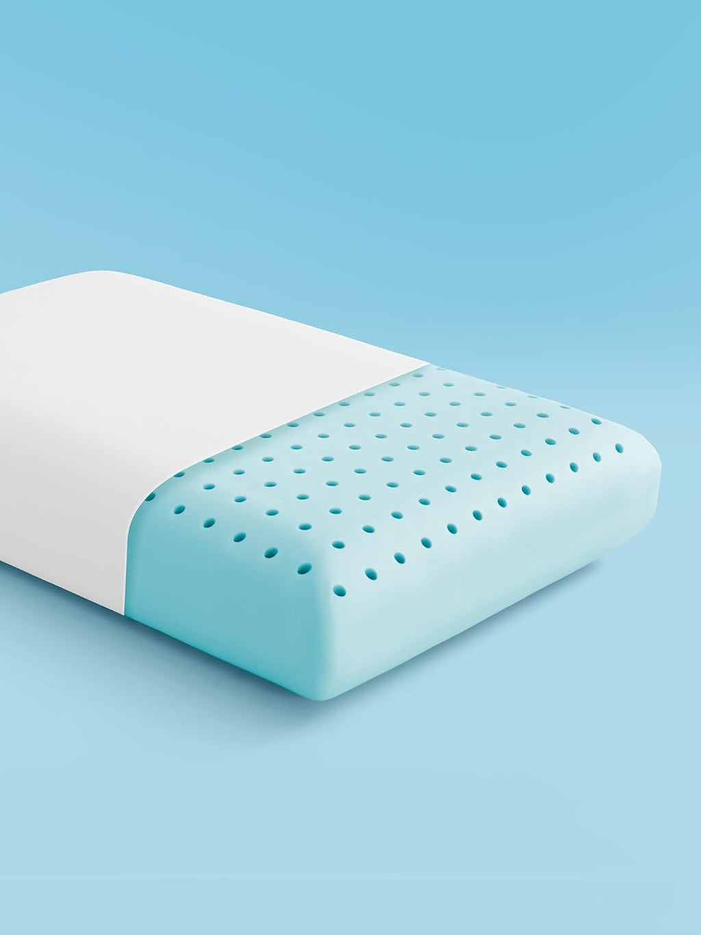 Sleepzonelife SLEEP ZONE Cooling Memory Foam Pillow - Odorless, Breathable, Skin-Friendly with Superior Support for Back, Stomach or Side S…