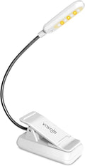Vavofo Clip On Book Light for Bed Kids, 7 LED Reading Light with 9-Level Warm Cool White Daylight, Eye comfort Lamp with Power Indicator…