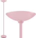 30W Pink Torchiere Floor Lamp, 3600LM Super Bright LED Pole Lamp, 71Inch Tall Stepless Dimmable Torch Lamp, 1Inch Thick Metal Tube…