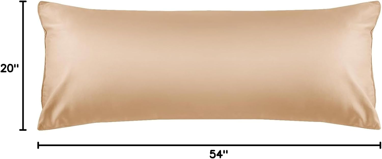 Warmstar Cotton Body Pillow Cover 1 Pack, 600 Thread Count Body Pillow case 20"x54", Long Body Pillow Case Cover Soft Breathable with…