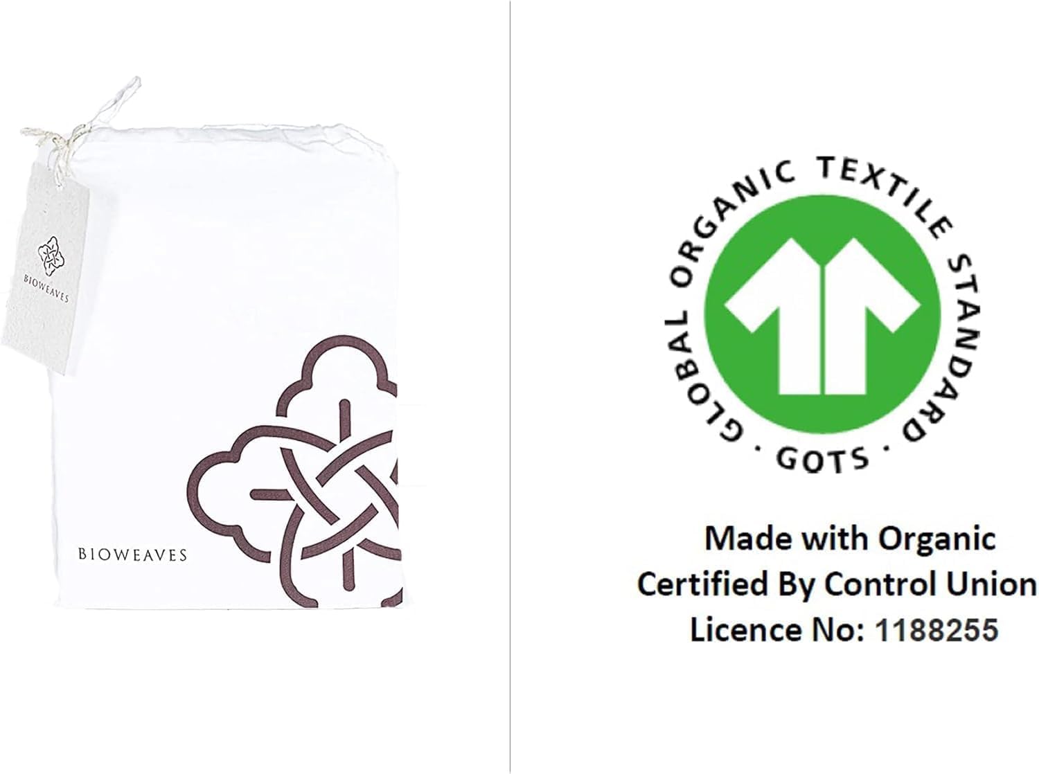 Bioweaves 100% Organic Cotton Breathable Pillow Protectors GOTS Certified with Zipped Closure – Youth - 16” x 22”, 2-Pack