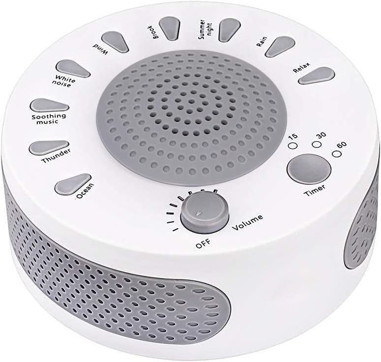 KozyOne White Noise Machine Sleep Helper Sound Relaxation Machine Sleep relaxation Sound Machine with 27 Unique Natural Sounds, Sleep…