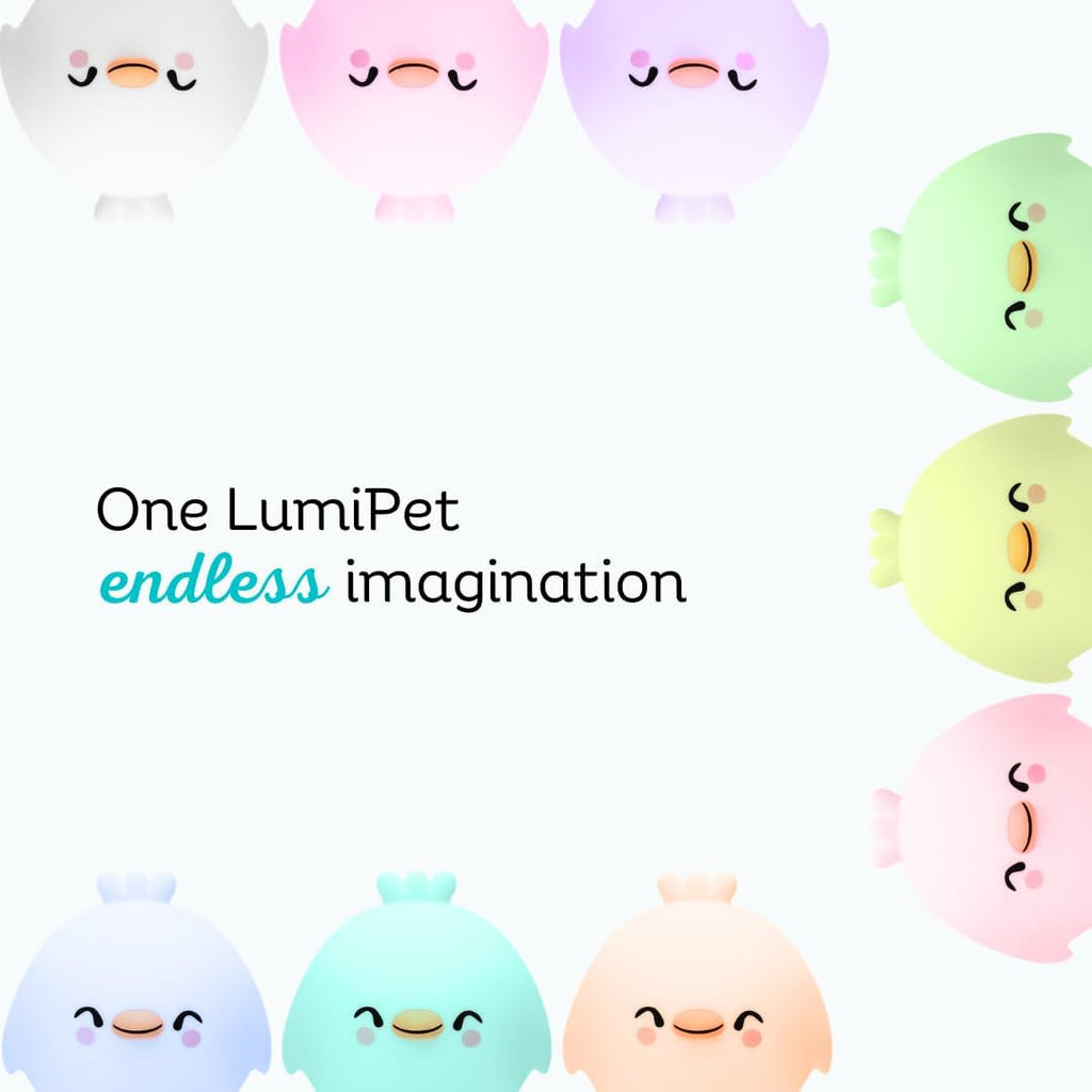 Lumipets Clara the Chick Squishy Silicone Night Light for Kids | Cute Night Light with Remote & Touch Control for Baby & Toddler Bedrooms…