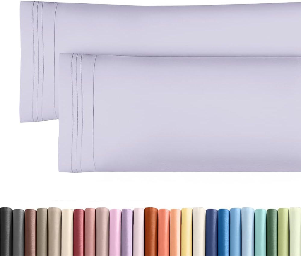 Body Pillowcases Set of 2-20x54 Long Body Pillow Case - Soft Body Pillow Cover for Sleeping & Side Sleepers - Comfy, Wrinkle & Fade Free…