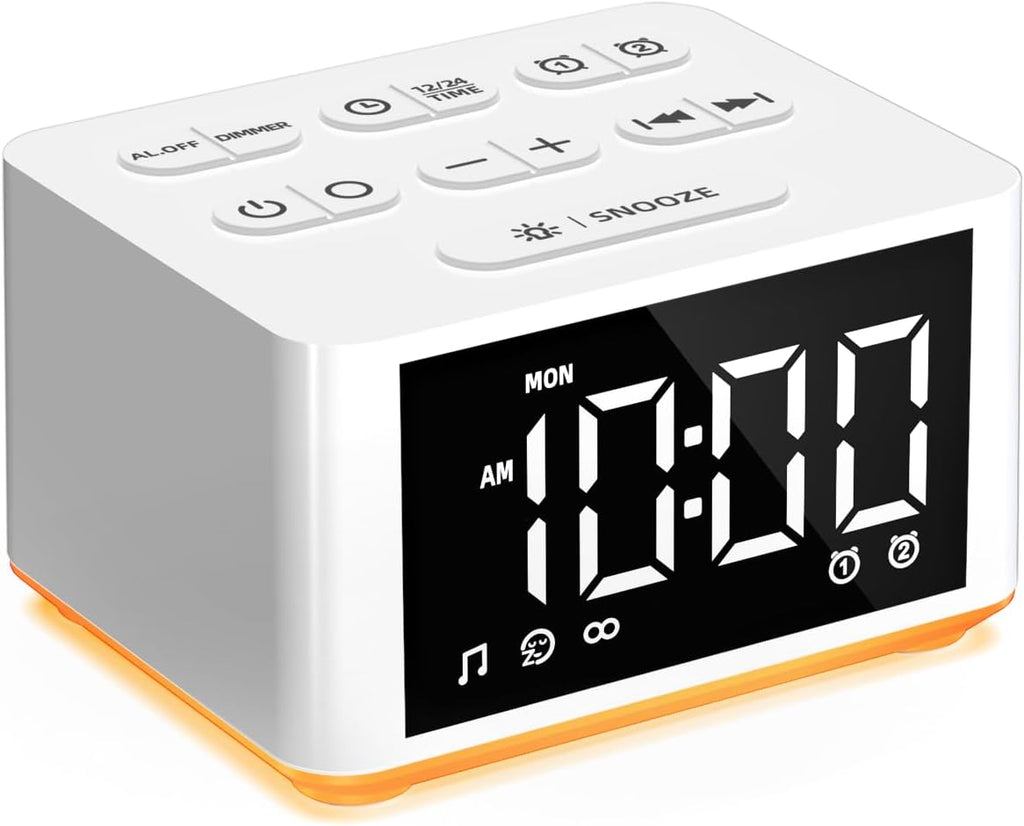 3-in-1 Sound Machine White Noise Machine Dual Alarms 12 Color Night Lights 30 Soothing Sounds 15 Wake Up Sounds 32 Volume for Baby Adults…