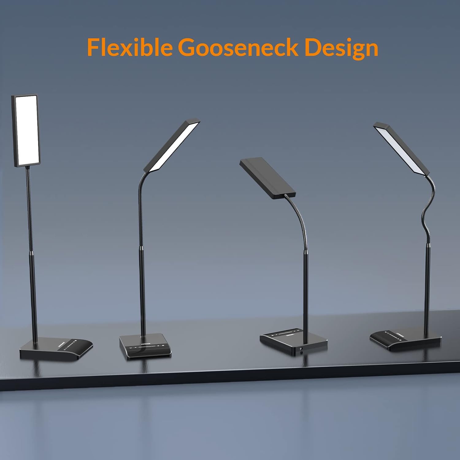 LEPOWER Desk Lamp, 800LM LED for Home Office, 12W Reading for Desk, Eye-Caring Light, Touch Table Gooseneck Lamp, 50 Lighting Modes…