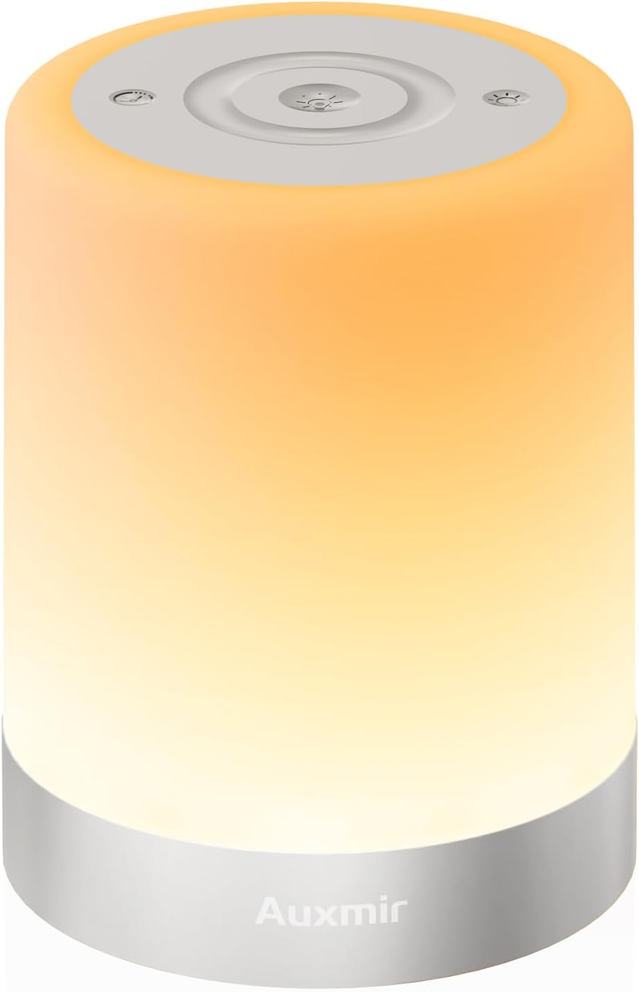 Auxmir Nursery Night Light for Baby, Rechargeable Touch Lamp for Breastfeeding & Diaper Changes, 256 RGB Colors 5 Brightness Levels, 1/2/3H…