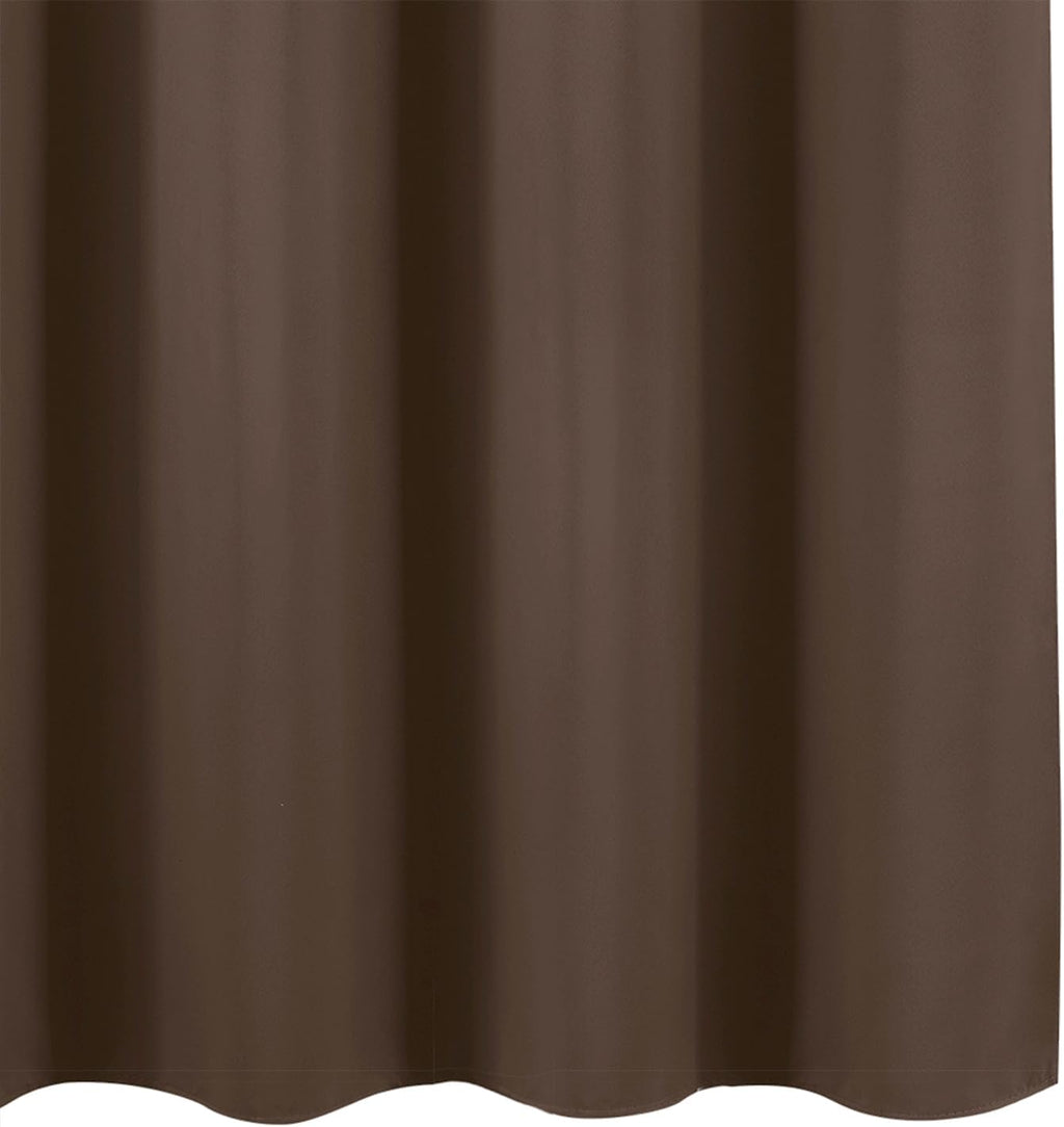 Lemomo Blackout Curtains 66 x 54 Inch Long Chocolate Curtains Set of 2 Panels Room Darkening Curtains for Bedroom and Living Room 54 Inch s…