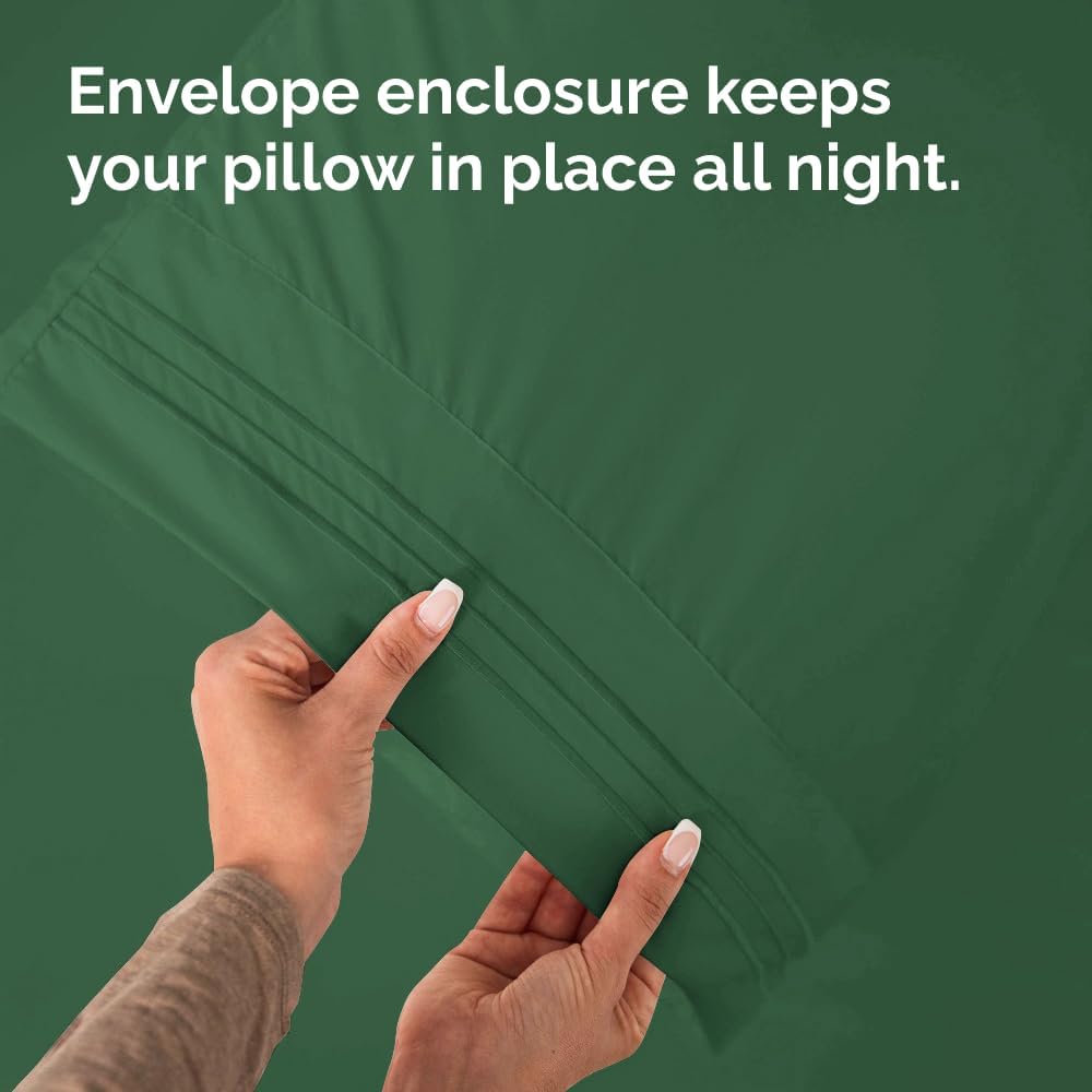 Queen Pillow Cases Set of 6 - Ultra Soft Hotel Quality Pillowcase Covers - Comfy & Wrinkle Free - Shrink & Fade Resistant - Machine…