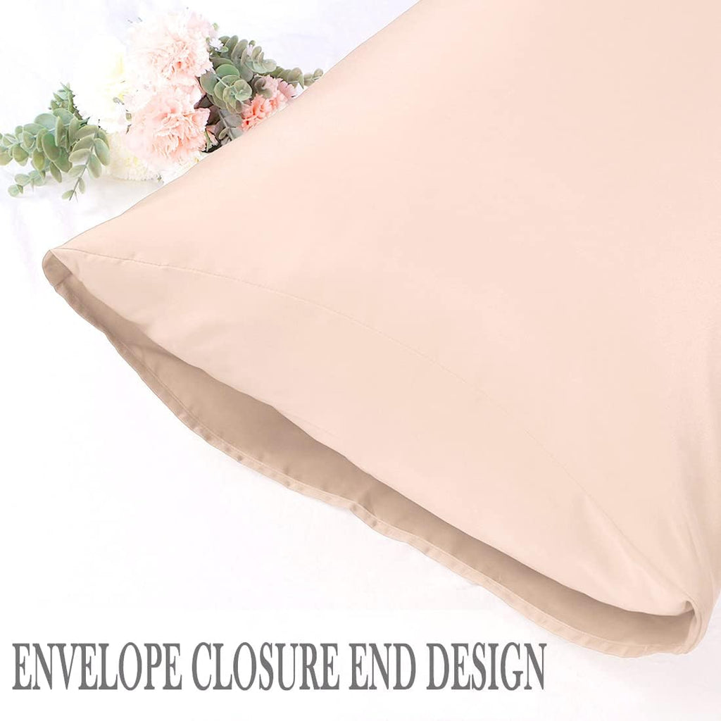 uxcell 2 Pack Silk Satin Pillowcase for Hair and Skin, Cool, Silky, Soft Breathable Pillow Cases Travel Size 14x20 Inch Sateen Pillowcase L…
