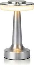 Jhpgeoe Cordless Metal Desk Lamp, Touch Sensor Control LED Table Lamp,3 Color Stepless Dimmable Battery Powered Lamp for Living Room, Dorm,…