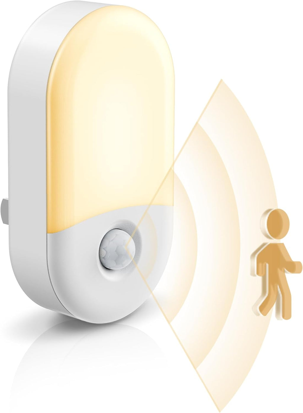 L LOHAS LED Motion Sensor Night Light, 2Pack, Motion Activated Night Light, Night Lights Plug into Wall Motion Sensor, 3000K Warm White…