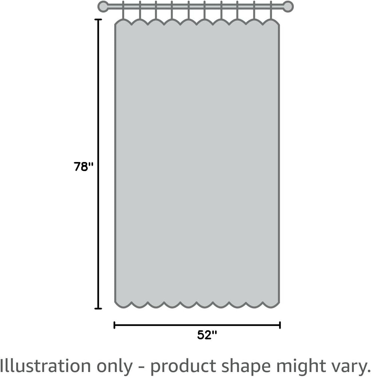 Nicetown Grey Blackout Curtains & Drapes for Doorway - Grommet Privacy Door Curtains Noise Reducing Thermal Insulated Window Treatments for…