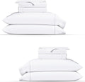 TEXAS LINEN CO. 100% Organic Cotton Percale Sheets Twin Size Pack or 2 - Soft, Crisp & Cooling Organic Cotton Sheets Twin Size (6 PC…