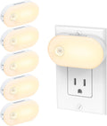 Lyridz 120LM Ultra Bright Plug-in Motion Sensor Night Light, Stepless Dimmable LED Nightlight, Always-On and Auto-Off, for Hallway…