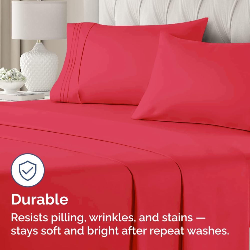 King Pillow Cases Set of 2 - Ultra Soft Hotel Quality Pillowcase Covers - Comfy, Cooling & Wrinkle Free - Shrinkage, Stain and Fade…