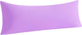 Ntbay Body Pillowcase - Brushed Microfiber 20x54 Pillowcase - Soft, Wrinkle-Free, Fade-Resistant, Stain-Resistant, Light Purple Body Pillow…