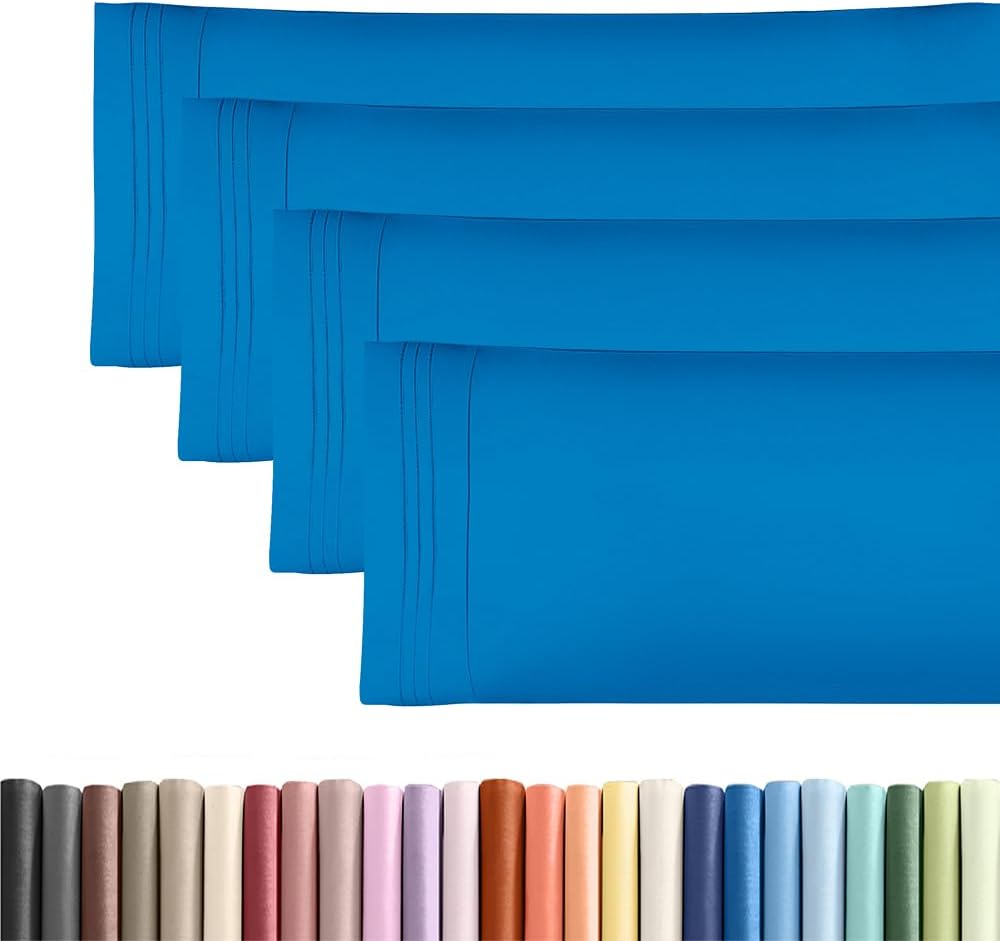 Body Pillowcases Set of 4-20x54 Long Body Pillow Case - Soft Body Pillow Cover for Sleeping & Side Sleepers - Comfy, Breathable & Fade…