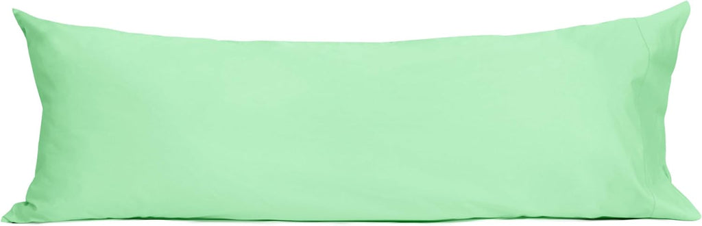 Sunflower Body Pillowcase 100% Cotton Long Pillow Cover/Case Envelope Closure 1 Pack, 20×54 inches Green Ash, Soft and Breathable