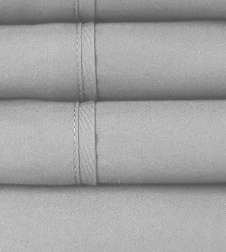 Twin Size Bed Sheets - 4 Piece 1500 Supreme Collection Fine Brushed Microfiber Deep Pocket Twin Sheet Set Bedding - 1 EXTRA PILLOW CASES…