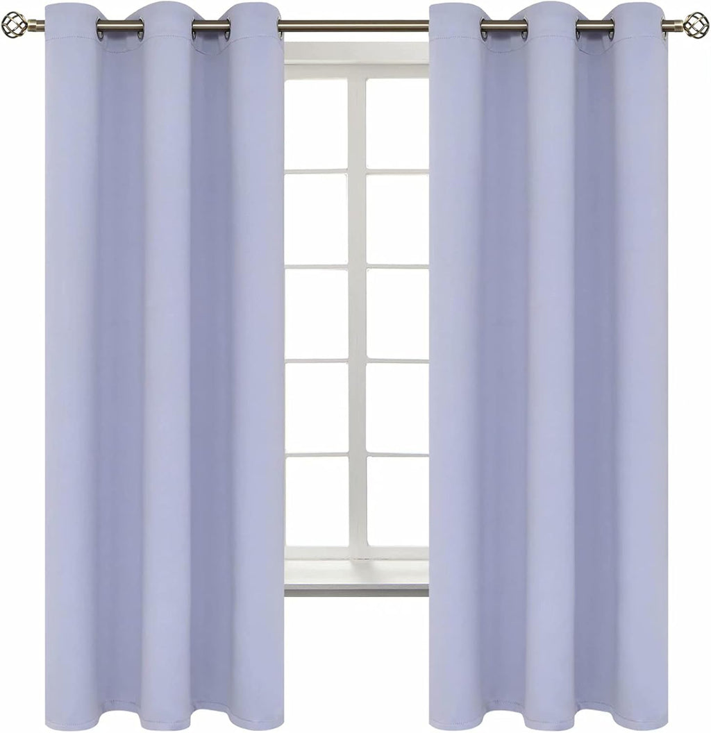 BGment Room Darkening Curtains 63 Inches Long - Grommet Thermal Insulated Drapes Window Treatment Curtains for Bedroom, 2 Panels, 42 x 63 I…