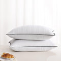 Downluxe Bed Pillows Queen Size Set of 2 - Hotel Collection Soft Down Alternative Pillows for Sleeping, Perfect for Side, Back and Stomach…