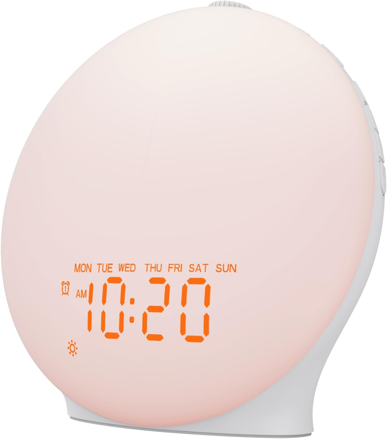 JALL Full Screen Sleep Sound Machine Sunrise Alarm Clock with 25 White Noise Nature Sounds, Wake Up Light for Bedrooms, Hi-Fi Bluetooth…