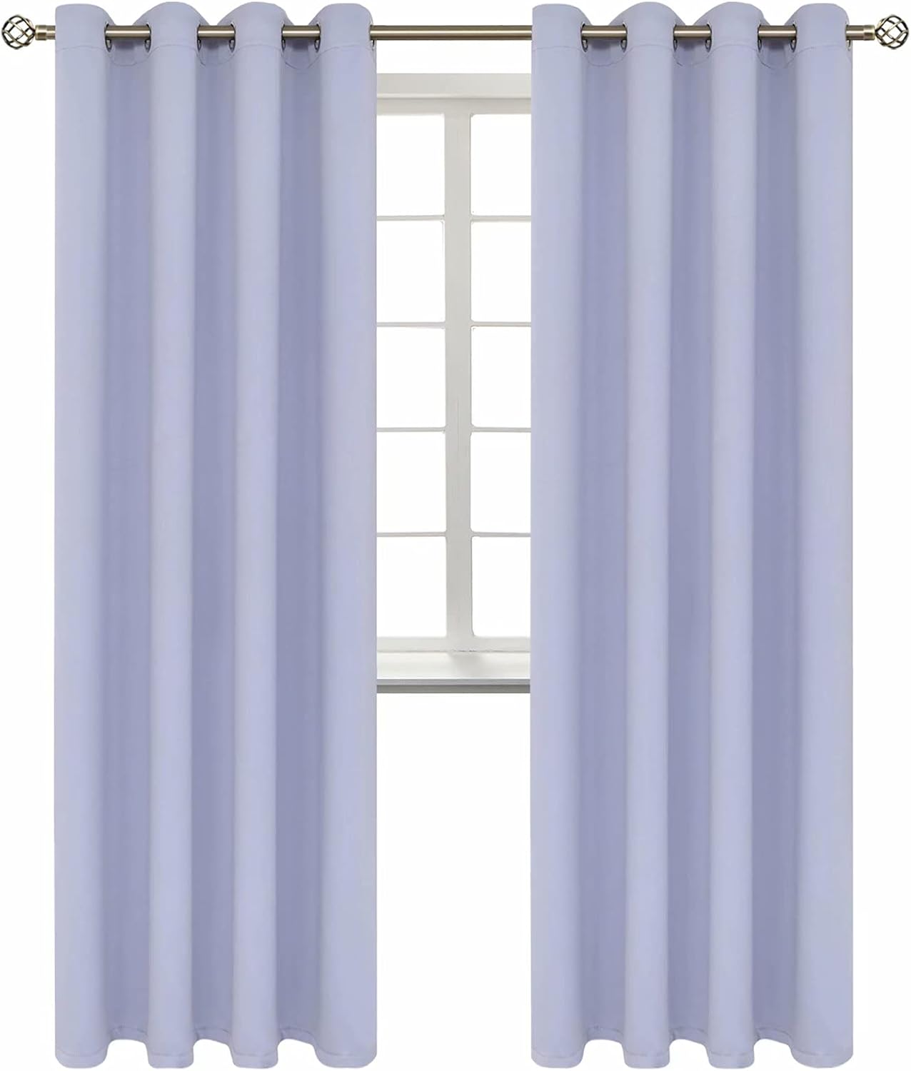 BGment Room Darkening Curtains 84 Inches Long - Grommet Thermal Insulated Drapes Window Treatment Curtains for Bedroom, 2 Panels, 52 x 84 I…