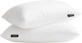 Farm To Home 100% Organic Cotton Cover Pillows Queen/Standard Size Set of 2, Down Alternative Hotel Quality Soft Bed Pillow for Back &…