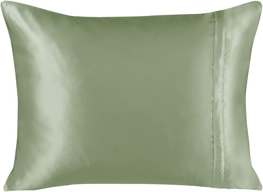 Blissford Satin Pillowcase with Zipper, for Hair and fabric comfort, Feels Soft and Cool Like a Silk Pillowcase, Satin Pillow Cases 2…