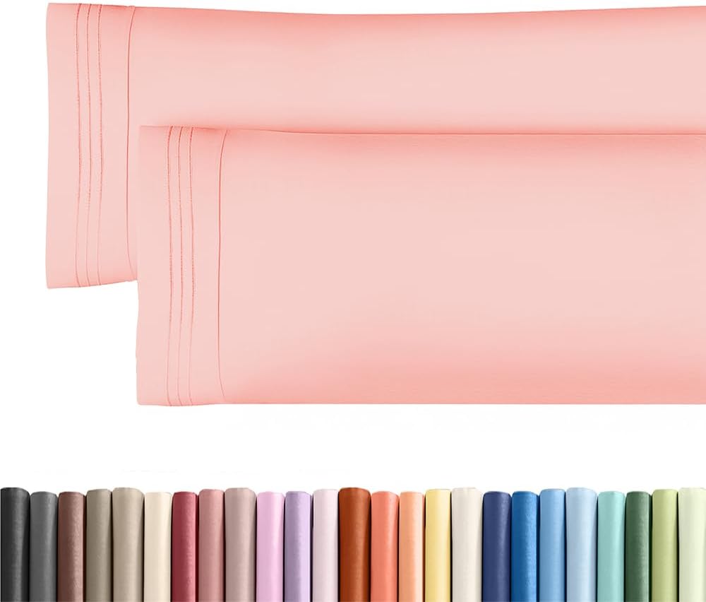 Body Pillowcases Set of 2-20x54 Long Body Pillow Case - Soft Body Pillow Cover for Sleeping & Side Sleepers - Comfy, Wrinkle & Fade Free…