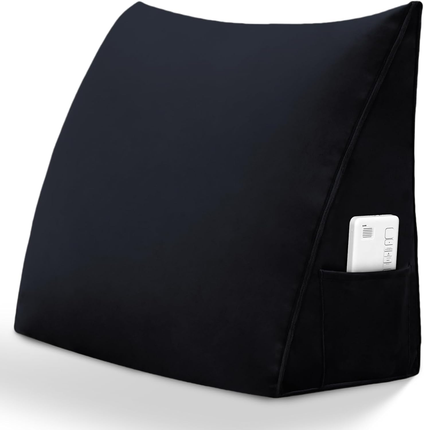 Small Triangular Reading Pillow Bed Wedge Headboard Pillow, Back Support Pillow for Sitting up in Bed Daybed Bolster Backrest Couch Sofa…