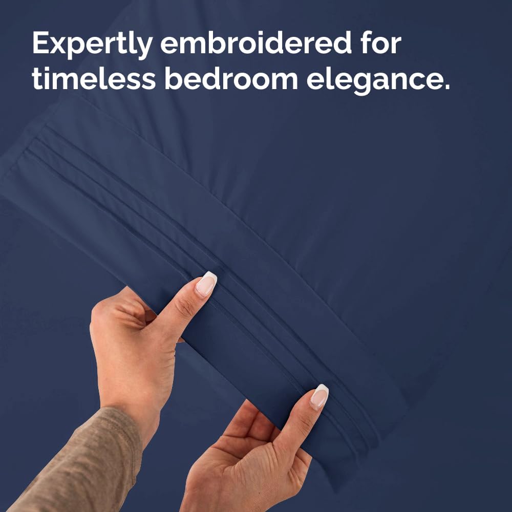 King Pillow Cases Set of 6 - Ultra Soft Hotel Quality Pillowcase Covers - Comfy. Cozy & Wrinkle Free - Shrink, Stain and Fade Resistant…