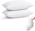 Puredown ® Goose Feather Down Pillows King Size Set of 2, Fluffy Luxury Hotel Collection Bed Pillow for Back, Stomach or Side Sleeper cotto…