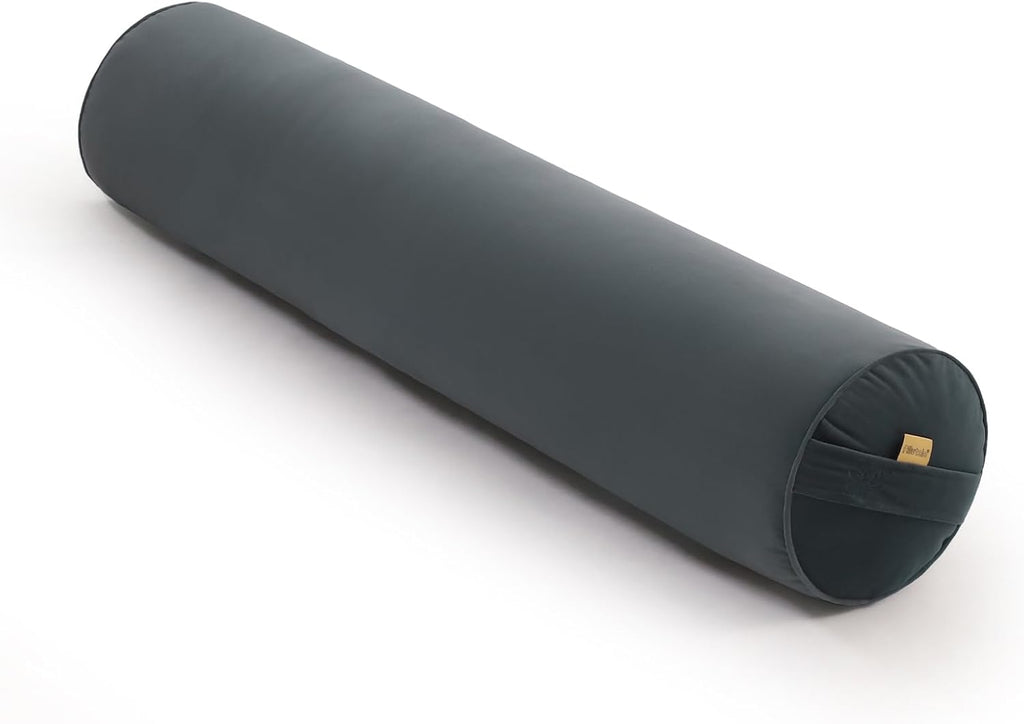 Body Pillow for Adults, Long Round Pillow, Big Cylindrical Pillow, Large Full Bolster Pillows for Side Sleepers (Charcoal Gray, 39.37"*7.87")